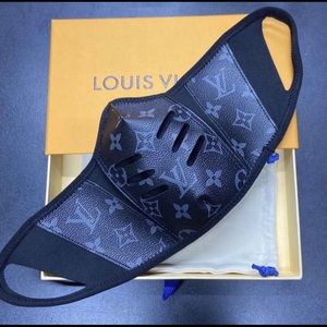 LV Leather face mask